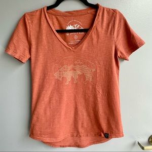 United By Blue Ladies V-neck Tee